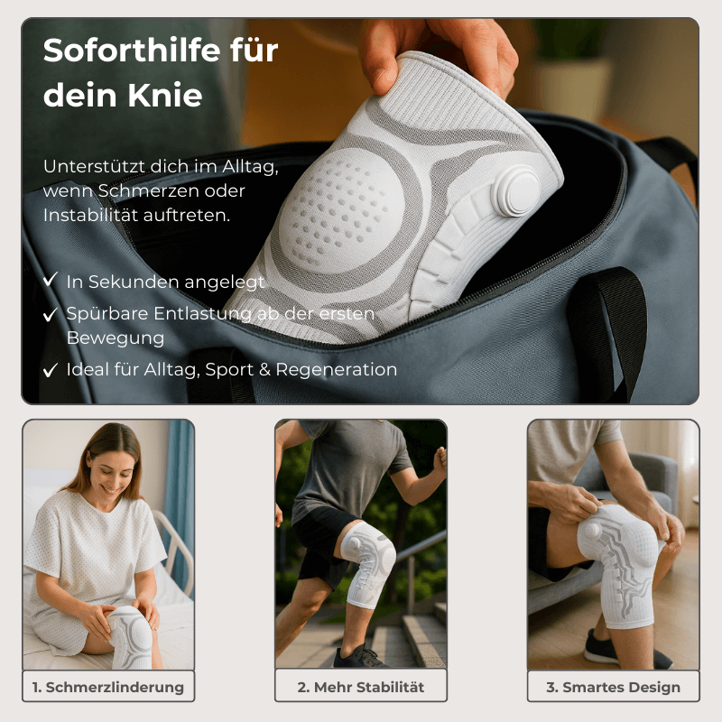 Elfoyo KneeGuard® – Spürbare Entlastung für Knie & Gelenk